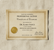 California State License