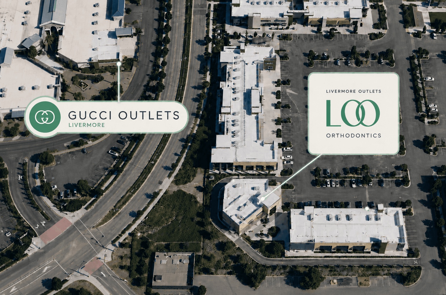 Map — San Francisco Premium Outlets, Livermore
